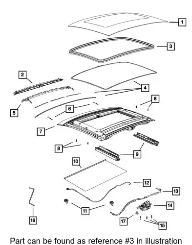 SEAL 1RY52JW4AB CHRYSLER