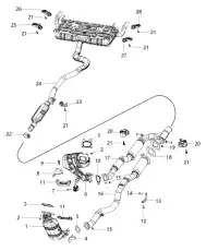 CLAMP 04809936AA CHRYSLER