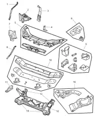 BRACKET 04814716AA CHRYSLER