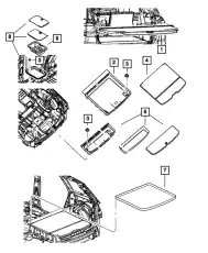 Поддон картера двигателя CHRYSLER 1BZ94XXXAB