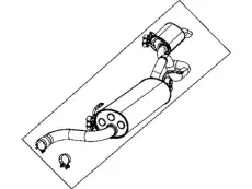 MUFFLER 04877538AI CHRYSLER
