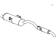 MUFFLER 04881332AH CHRYSLER