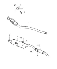 MUFFLER 04881332AH CHRYSLER