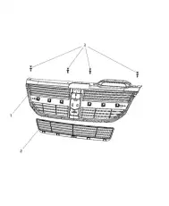 Решетка радиатора CHRYSLER 05178282AA