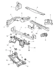 TRAY 05002124AA CHRYSLER