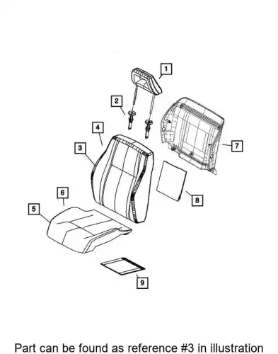 COVER 1EZ06DK2AA CHRYSLER