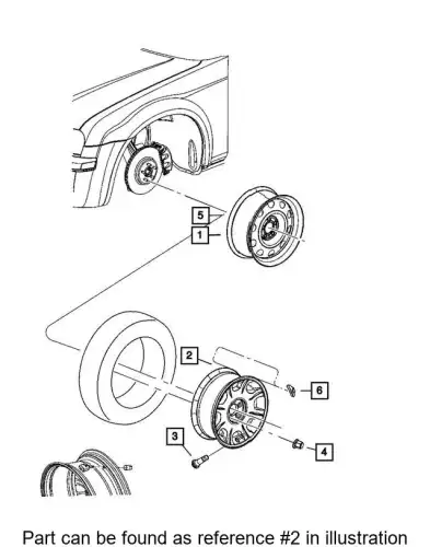 WHEEL 1FC99PAKAA CHRYSLER