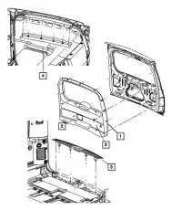 MOLDING 1FD91BD1AA CHRYSLER