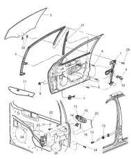 LATCH 05008696AG CHRYSLER