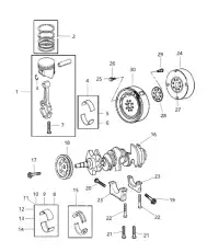 BRG KIT 05010137AD CHRYSLER