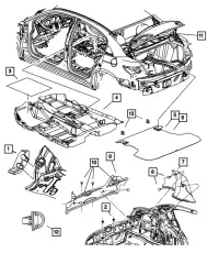 MAT KIT 1UA131X9AB CHRYSLER