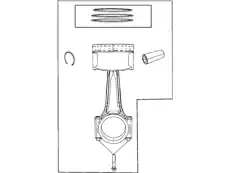 PISTON 05191339AA CHRYSLER