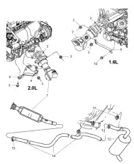 CLAMP 05278304AA CHRYSLER