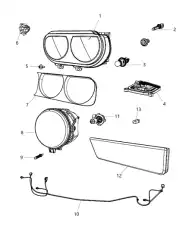 Фара CHRYSLER 05028779AB