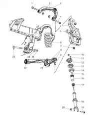 ARM 52855107AB CHRYSLER