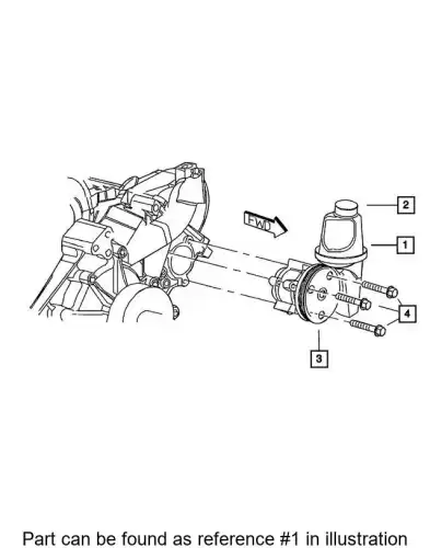 PUMP 52855186AH CHRYSLER