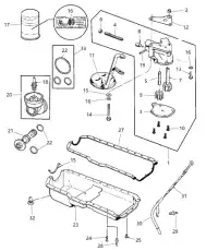 Поддон картера двигателя CHRYSLER 53020833AB