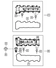 COVER 53022138AC CHRYSLER