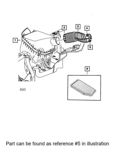 CLAMP 53034014AB CHRYSLER