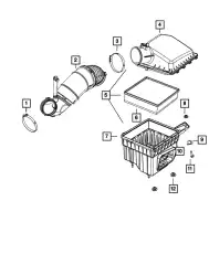 CLAMP 53034043AB CHRYSLER