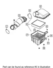 CLAMP 53034043AB CHRYSLER