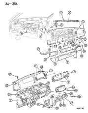 NUT 06502843 CHRYSLER