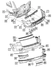 FASCIA 1VQ68TZZAB CHRYSLER