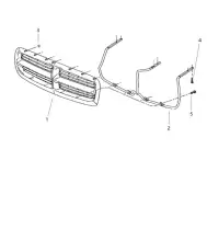 GRILLE 55056092 CHRYSLER