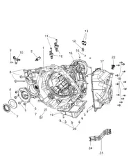 Поддон картера двигателя CHRYSLER 05078556AA