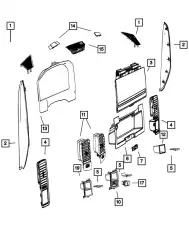 DOOR 1VX21DX9AB CHRYSLER