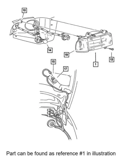 Фара CHRYSLER 55076748AO