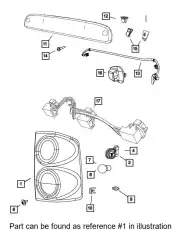 LAMP 55077605AD CHRYSLER