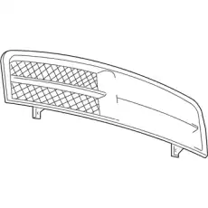 Решетка радиатора CHRYSLER 55077723AC