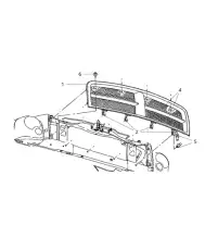 Решетка радиатора CHRYSLER 55077723AC