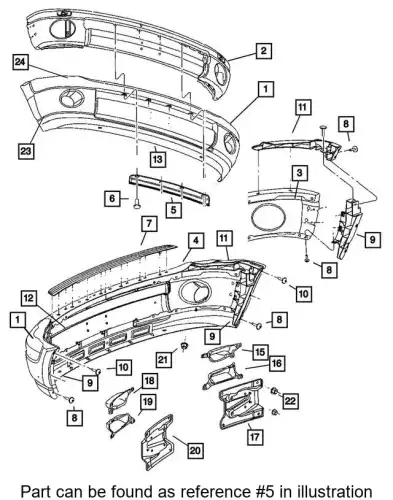 PANEL 55077766AA CHRYSLER