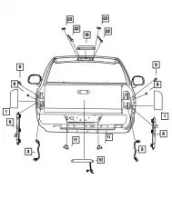 LAMP 55078095AE CHRYSLER