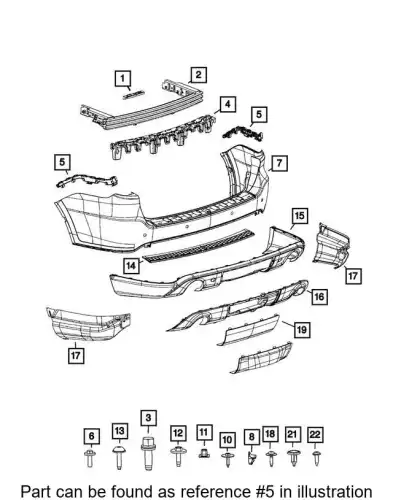 BRACKET 55079112AD CHRYSLER