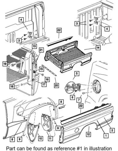PANEL 55112201AA CHRYSLER