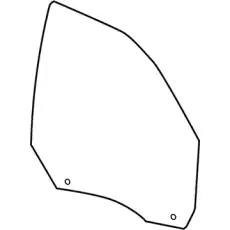GLASS 55112391AB CHRYSLER