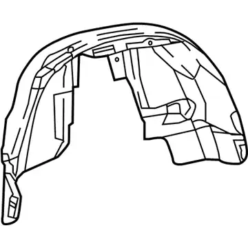 Подкрылок CHRYSLER 55112701AA