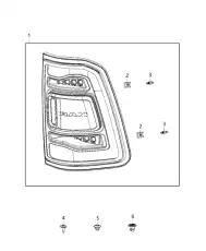 LAMP 55112993AD CHRYSLER