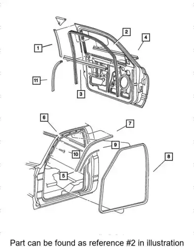SEAL 55135253AB CHRYSLER