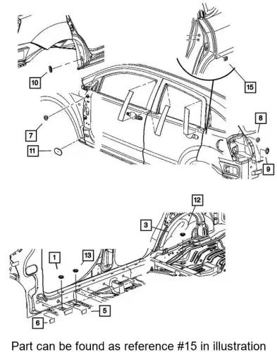 PLUG 55136566AA CHRYSLER