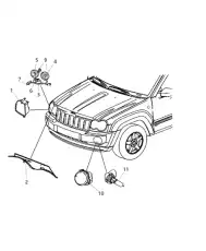 Фара CHRYSLER 55156350AK
