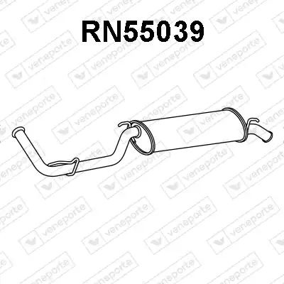глушитель задняя часть Ren RN55039 VENEPORTE