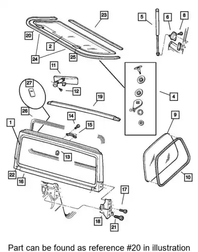 SEAL 55175041AH CHRYSLER