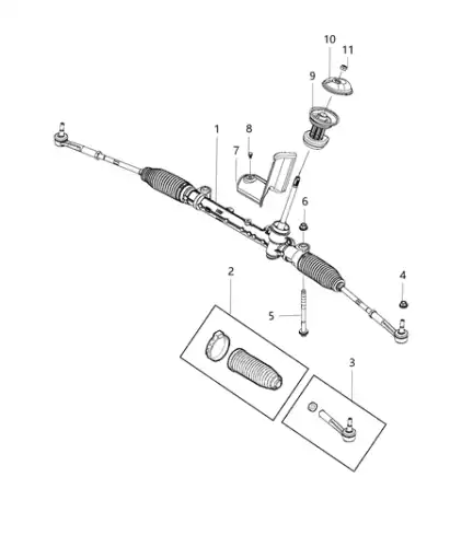 NUT 06512149AA CHRYSLER
