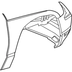 FENDER 05093792AB CHRYSLER