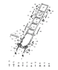 NUT 06512602AA CHRYSLER