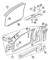 SEAL 55275460AD CHRYSLER